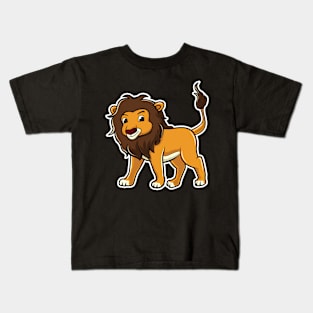 Lion Cartoon Kids T-Shirt